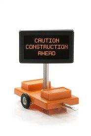 Caution Construction Ahead HO Scale
