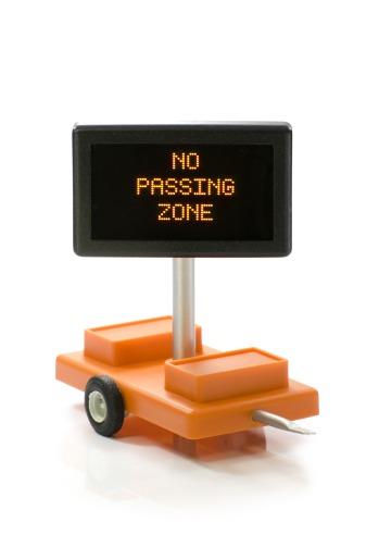 No Passing Zone HO Scale